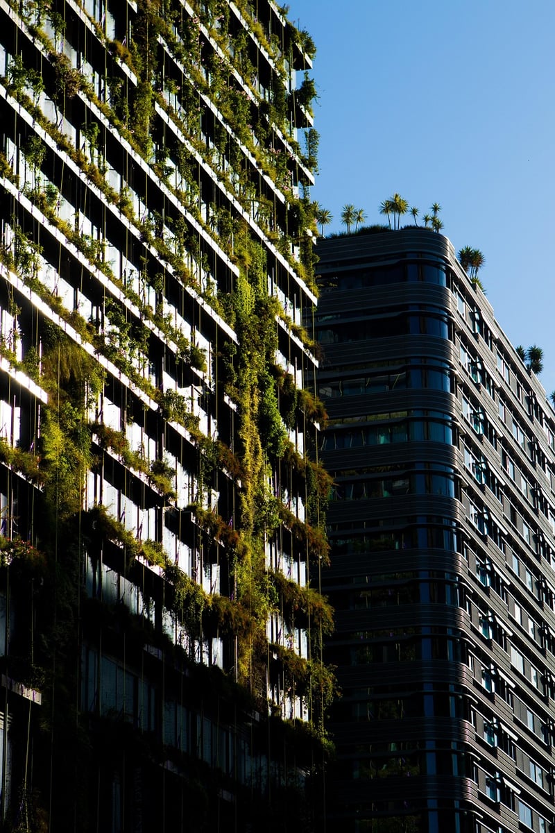 Vertical garden layouts